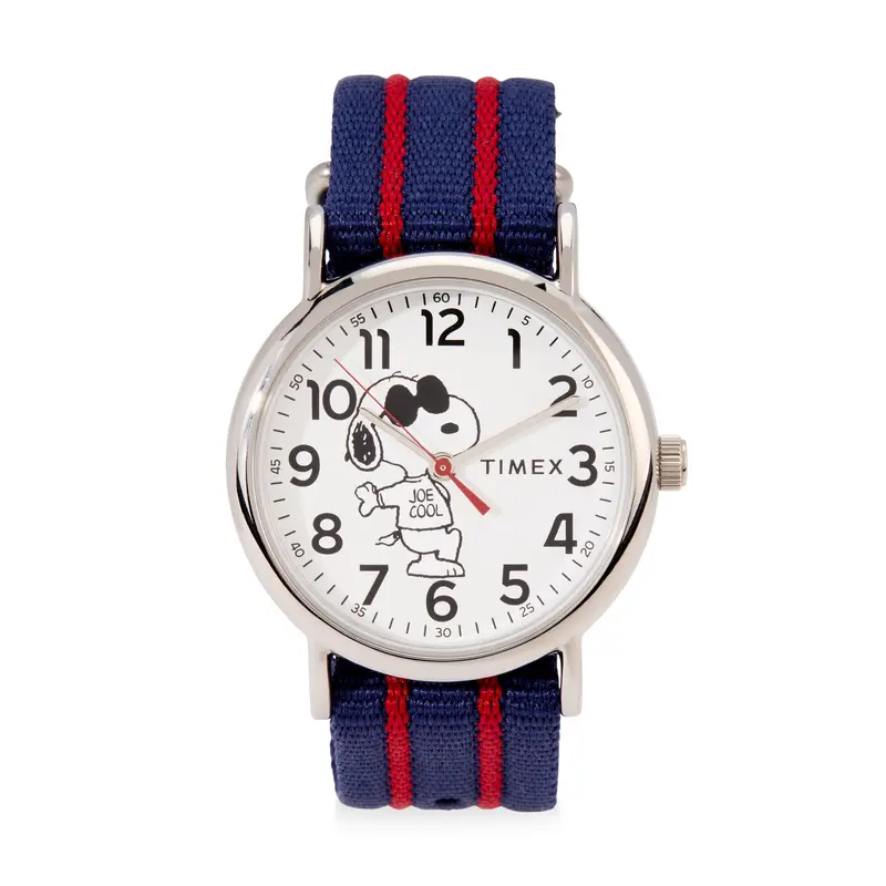 Snoopy  Weekender Watch - Blue/ Red