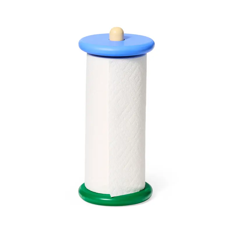 Areaware Spool Paper Towel Holder - Blue/ Green