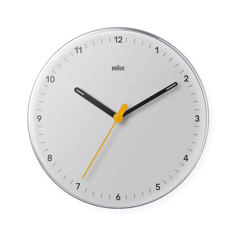Braun BC26 Wall Clock - White