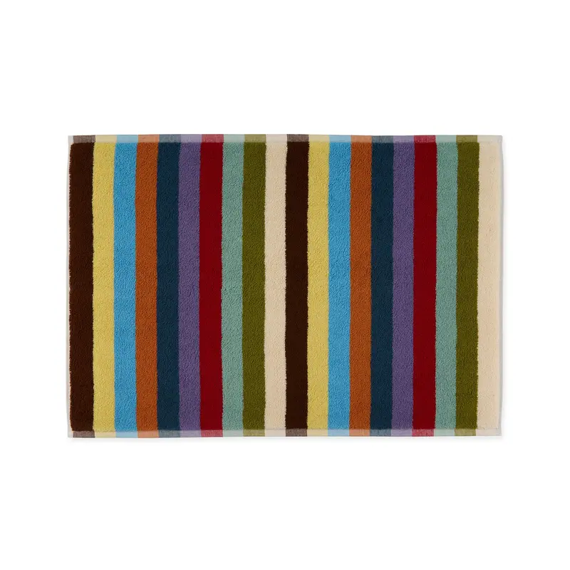 Dusen Dusen Bird Striped Cotton Towel - Hummingbird