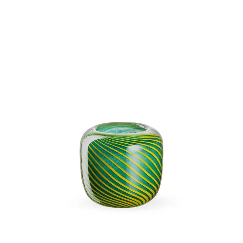 Filo Colori Glass Vase - Green