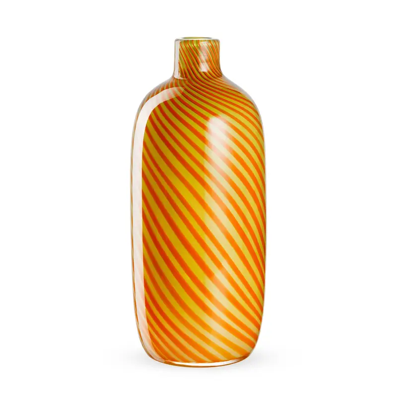 Filo Colori Glass Vase - Yellow