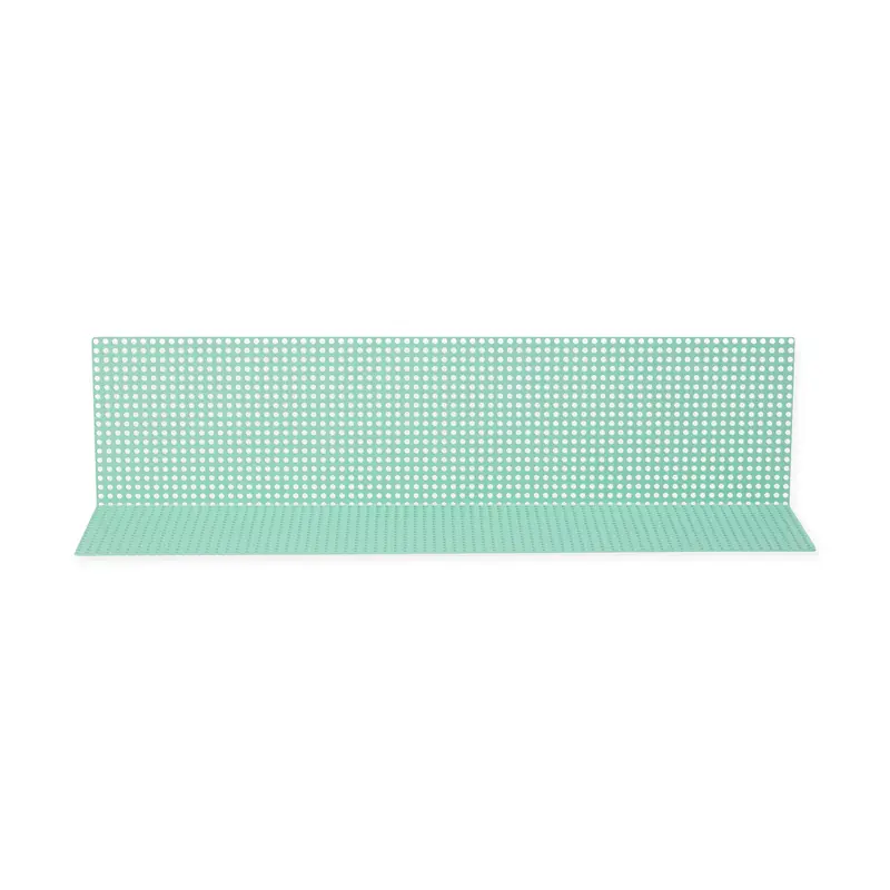 Perforated Aluminum Shelf - Mint
