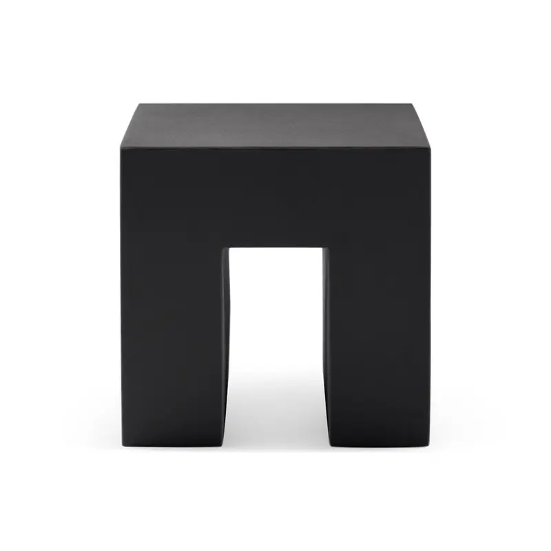Vignelli Cube Stool from Heller - Dark Gray
