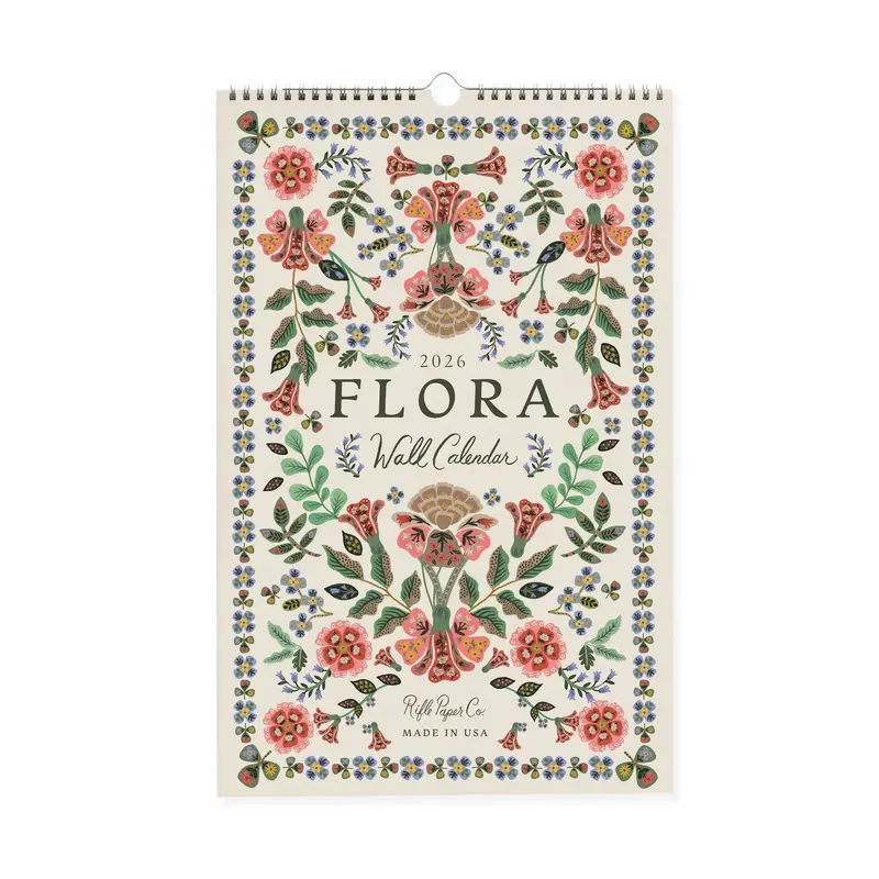 2026 Flora Wall Calendar
