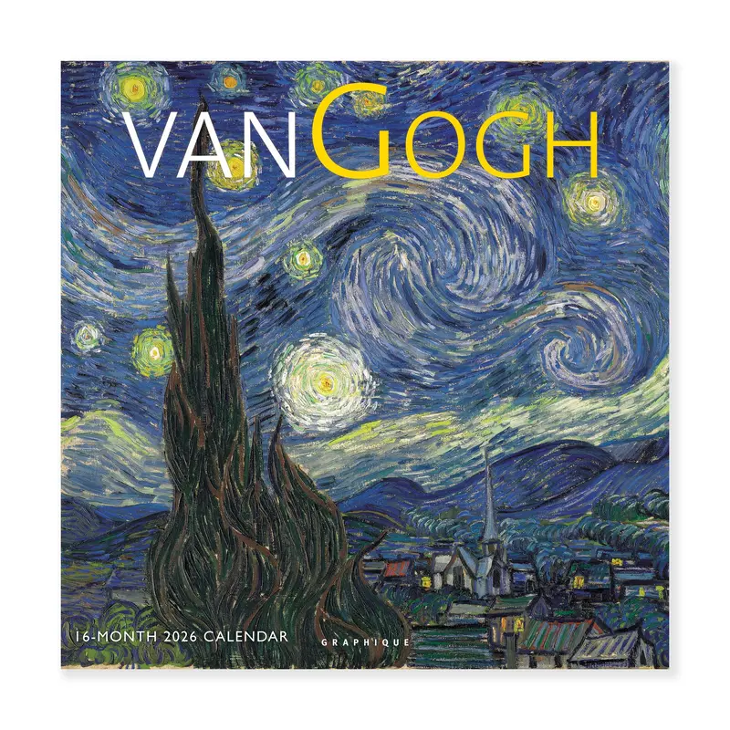 2026 Vincent van Gogh Wall Calendar