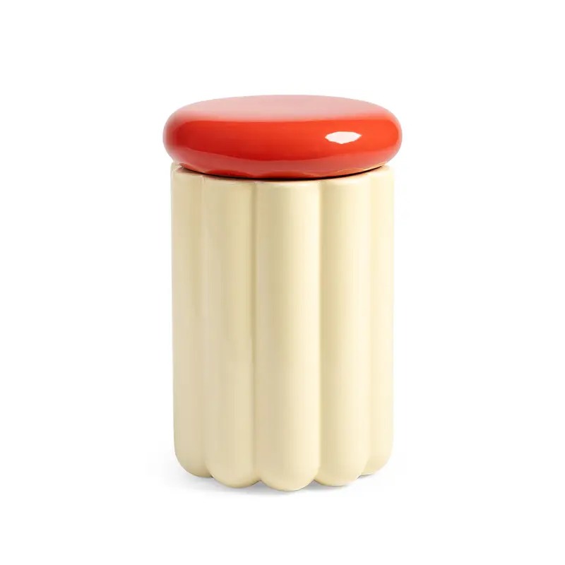 Charlo Storage Jar - Off White