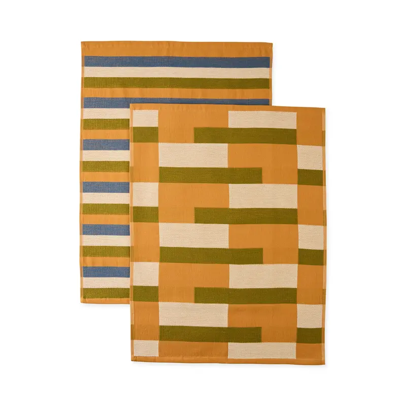 Dusen Dusen Cotton Dish Towels - Set of 2 - Salad