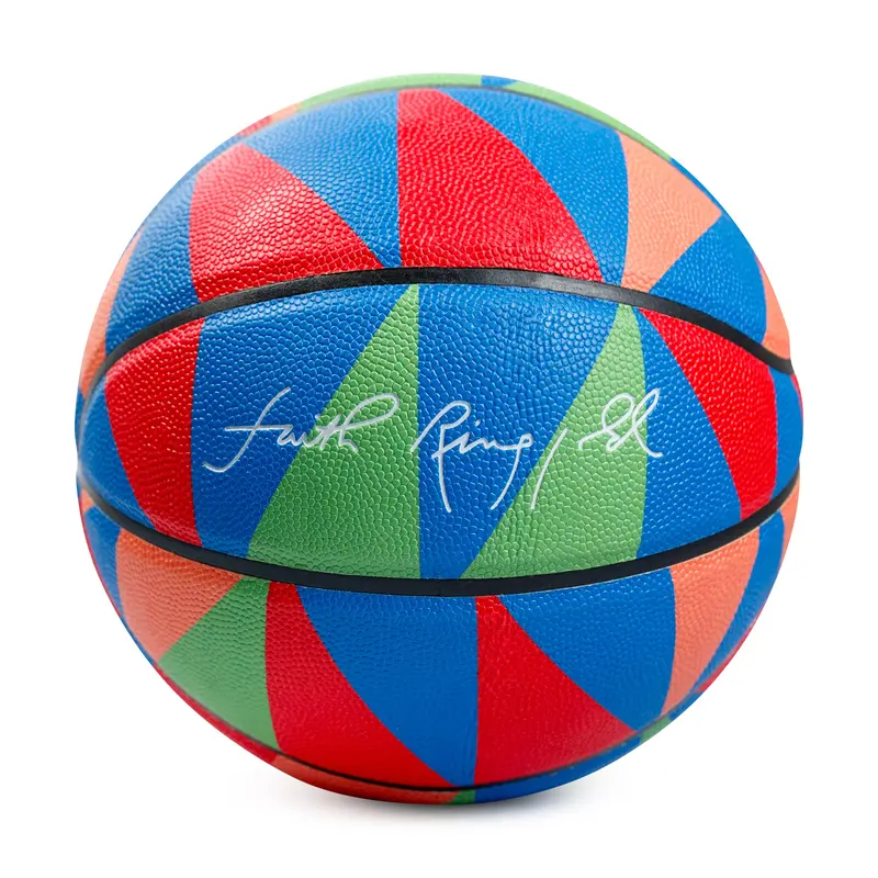 Faith Ringgold Windows of the Wedding #1, Woman Basketball