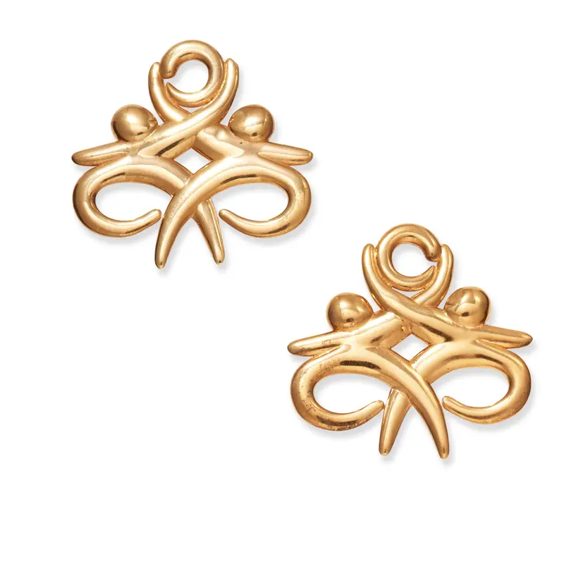 Moving Together Stud Earrings - Large