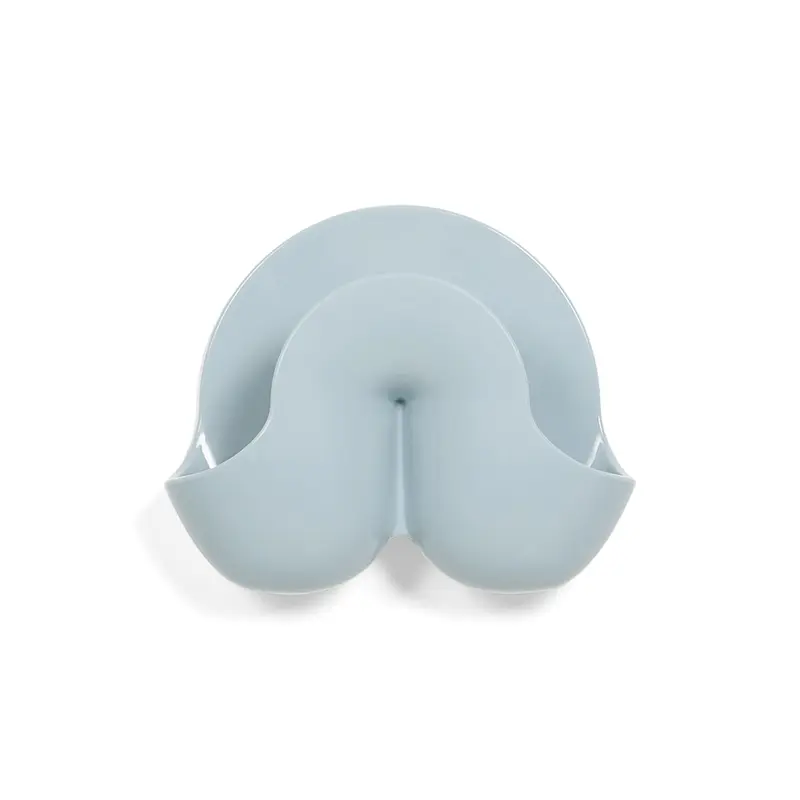 Swell Coat Rack & Wall Organizer - Blue/ Gray