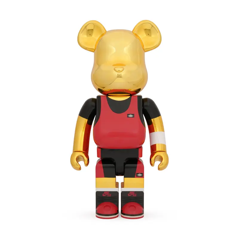 BE@RBRICK Michael Jordan 1985 Air Jordan Collectible Figure - 1985 Gold
