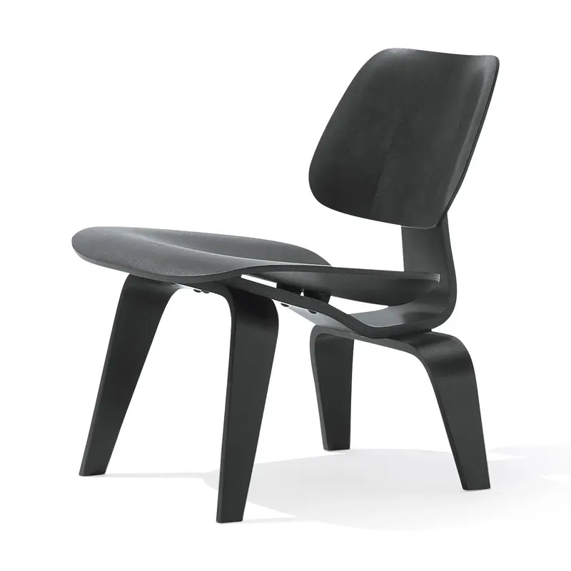 Eames Molded Plywood Lounge Chair (LCW) from Herman Miller - Ebony