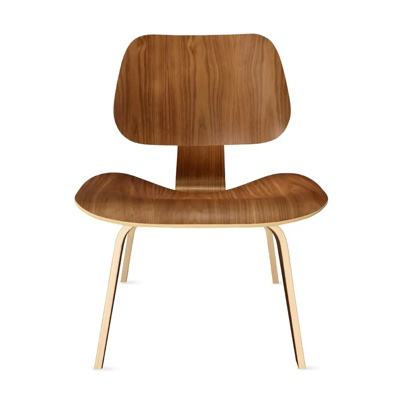 Eames Molded Plywood Lounge Chair (LCW) from Herman Miller - Walnut