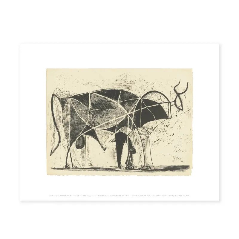 Picasso: The Bull Print