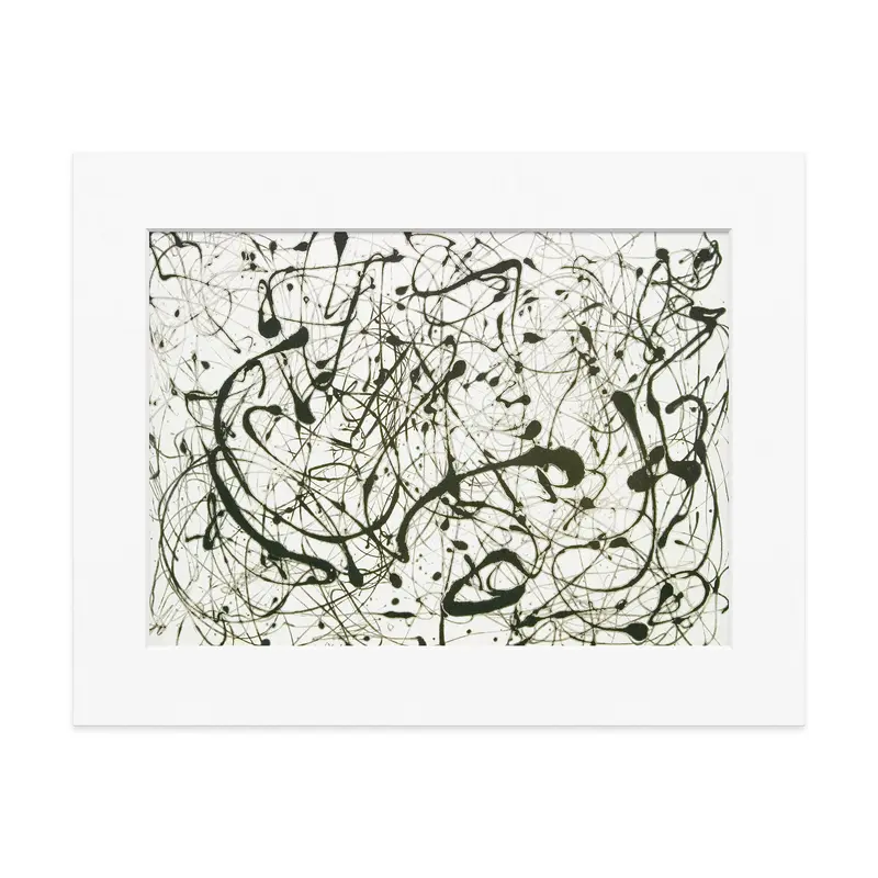Pollock: Number 14 Gray Print