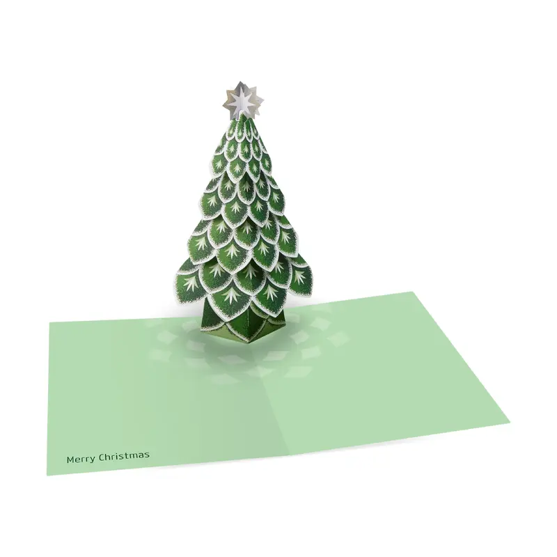 Shimmering Tree Holiday Cards - Set of 8