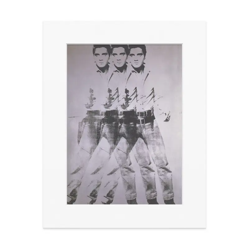 Warhol: Triple Elvis Print