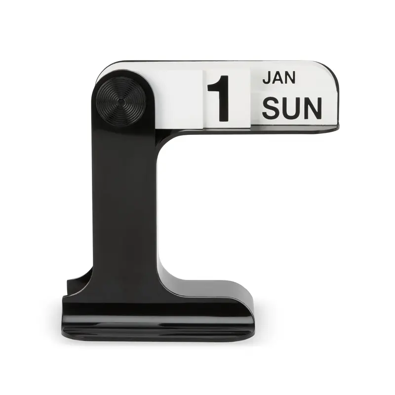 Enzo Mari Timor Perpetual Calendar - Black