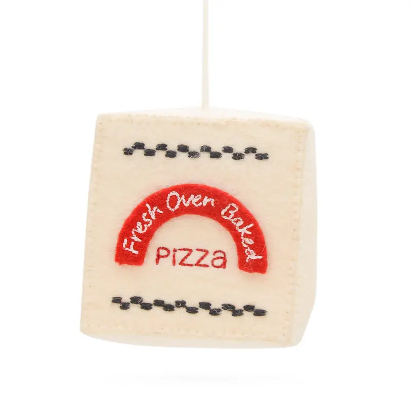 NYC Felt Ornament - Pizza Box