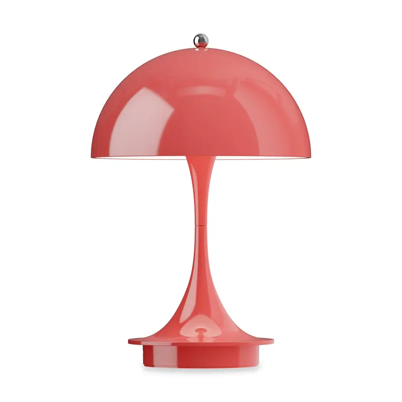 Panthella 160 Portable Table Lamp - Coral