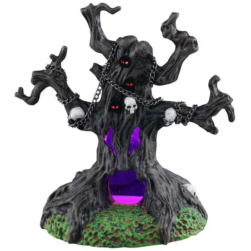 NEW 2025 Lemax Spooky Town Chained Spooky Tree #54441