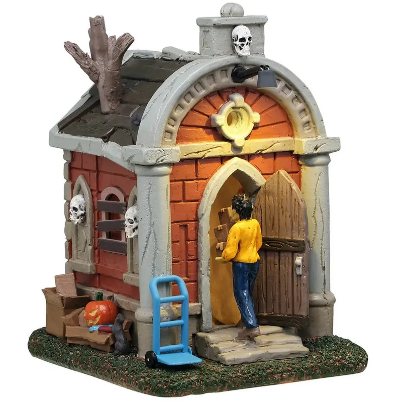 NEW 2025 Lemax Spooky Town Crypt Move In #54439