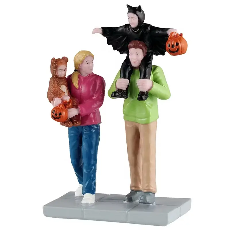 NEW 2025 Lemax Spooky Town Neighborhood Trick-Or-Treaters #52510