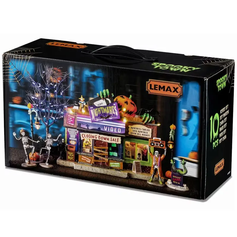 NEW 2025 Lemax Spooky Town Nightmares Video Set #56667