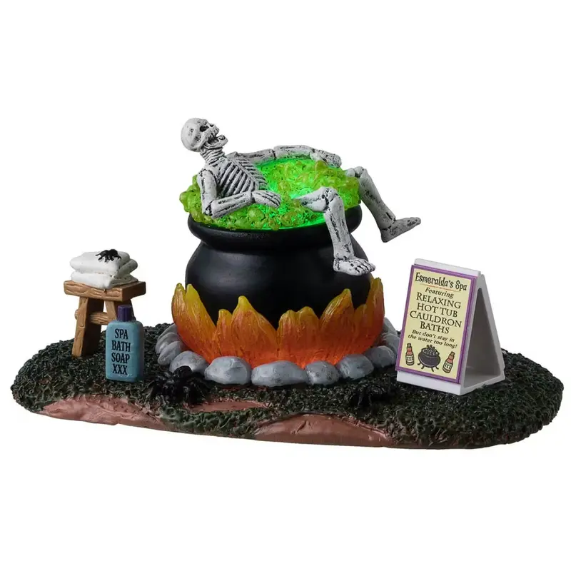 NEW 2025 Lemax Spooky Town Nothing Like a Hot Bath #44302