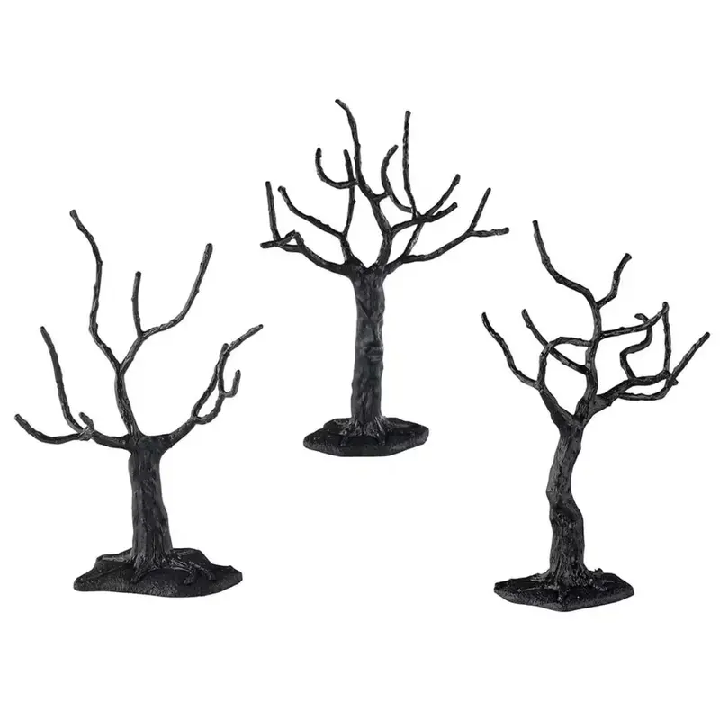 NEW 2025 Lemax Spooky Town Sinister Tree, Small, Set of 3 #54469