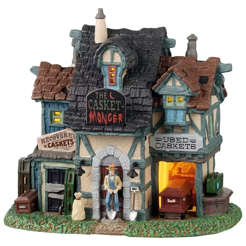 NEW 2025 Lemax Spooky Town The Casket-Monger #55308