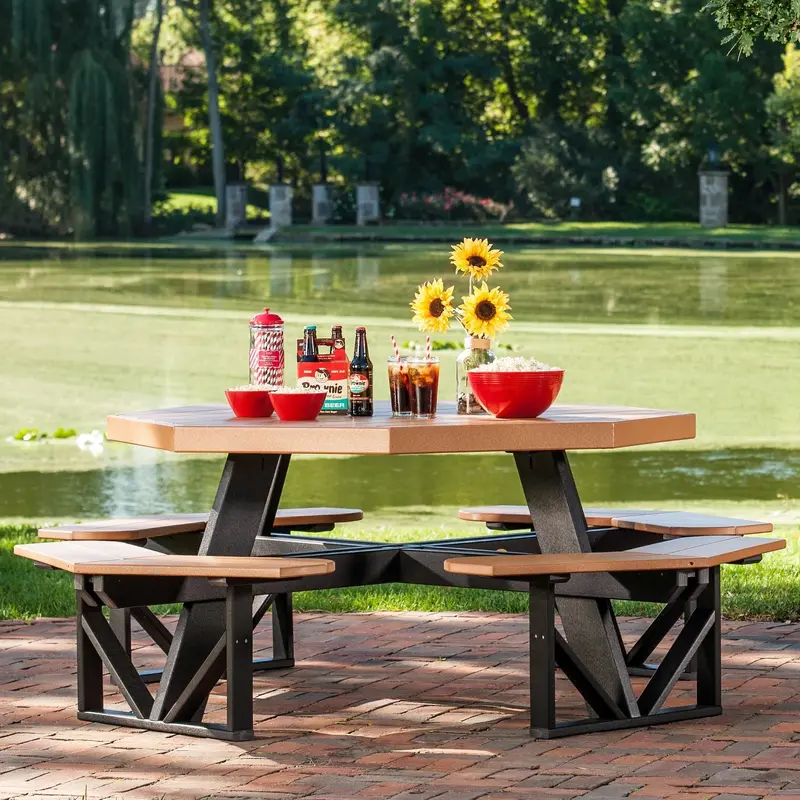Octagon Picnic Table from LuxCraft