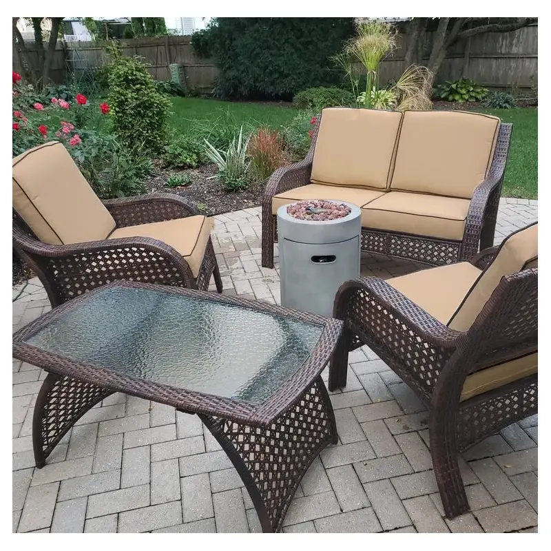 Carlisle 4 Pc. Wicker Lounge Set