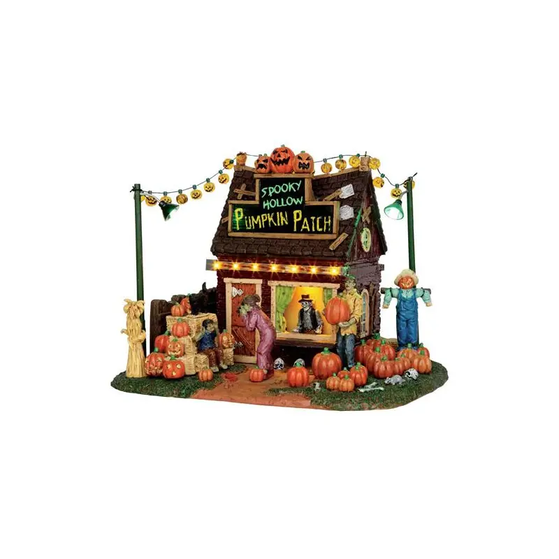 Lemax Spooky Town Spooky Hollow Pumpkin Patch #54902