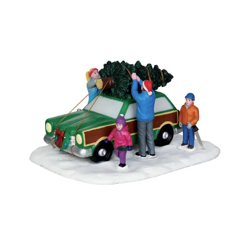 Lemax Vail Village Table Piece: Christmas Tree Transport #43081
