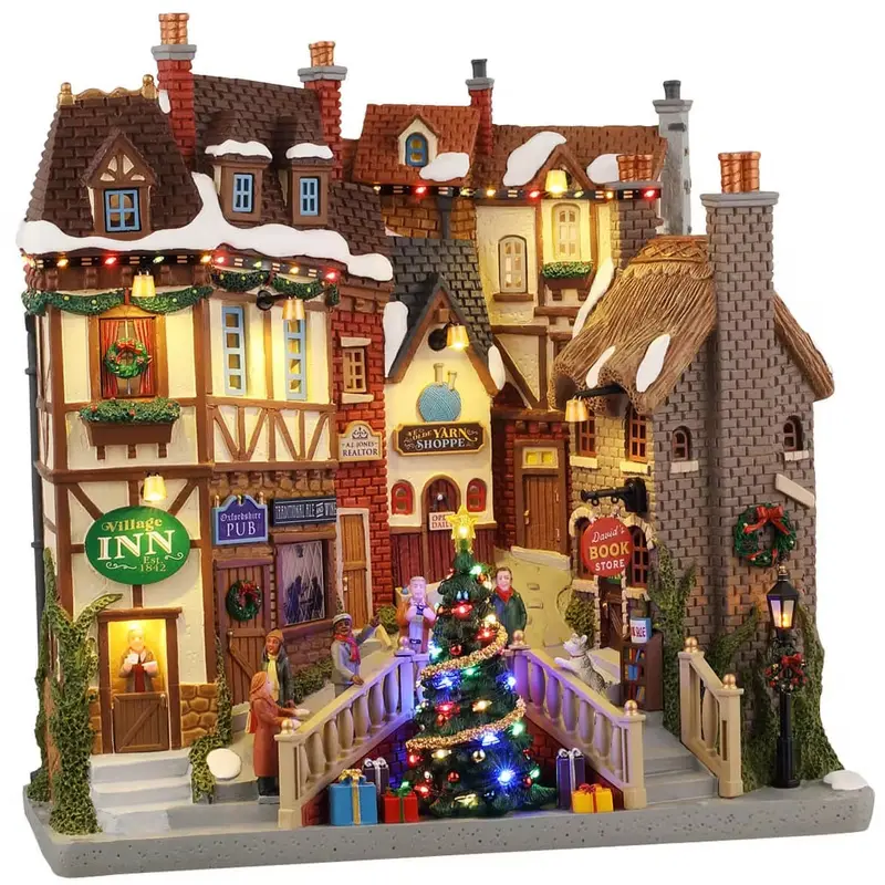 NEW 2025 Lemax Caddington Village Facade: Oxfordshire Village #45225