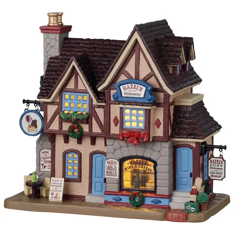NEW 2025 Lemax Caddington Village Lighted Building: Hazel's Hideaway #55341
