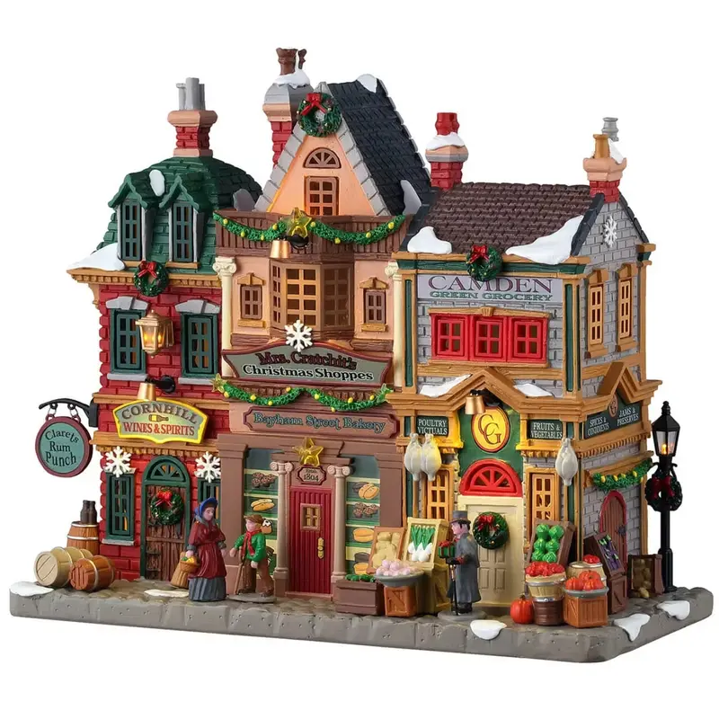NEW 2025 Lemax Caddington Village Lighted Building: Mrs. Cratchit's Christmas Shoppes #55314