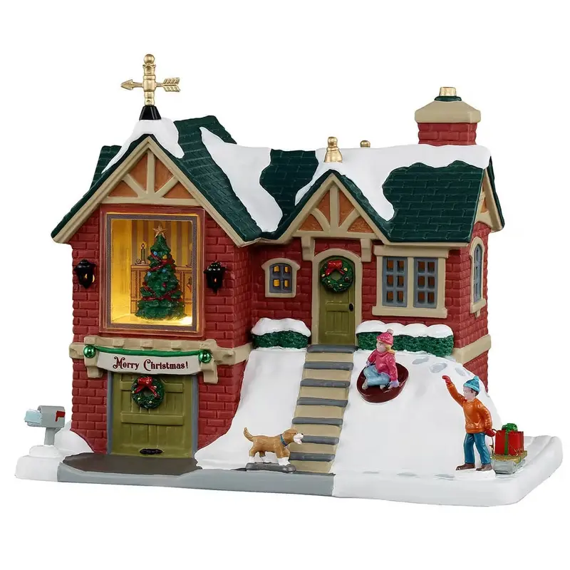 NEW 2025 Lemax Caddington Village Lighted Building: The Little Brick House #55348