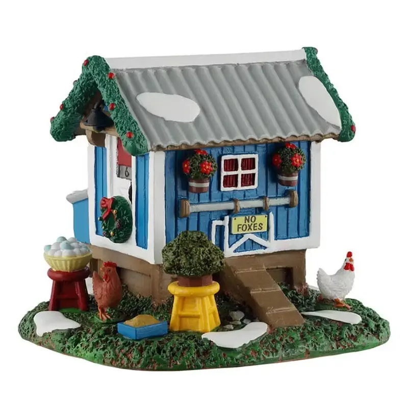 NEW 2025 Lemax Caddington Village Table Accent: Backyard Chicken Coop #53742