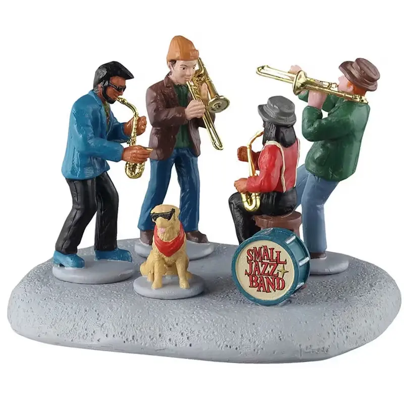 NEW 2025 Lemax Caddington Village Table Accent: Small Jazz Band #53743