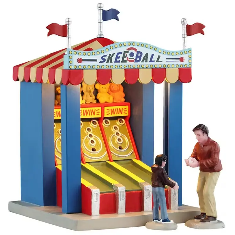 NEW 2025 Lemax Carnival Table Accent: Skee Ball Game, Set of 3 #54461