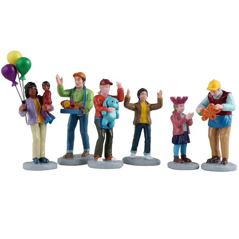 NEW 2025 Lemax General Collectible Figurines: Fun at the Carnival, Set of 6 #52520