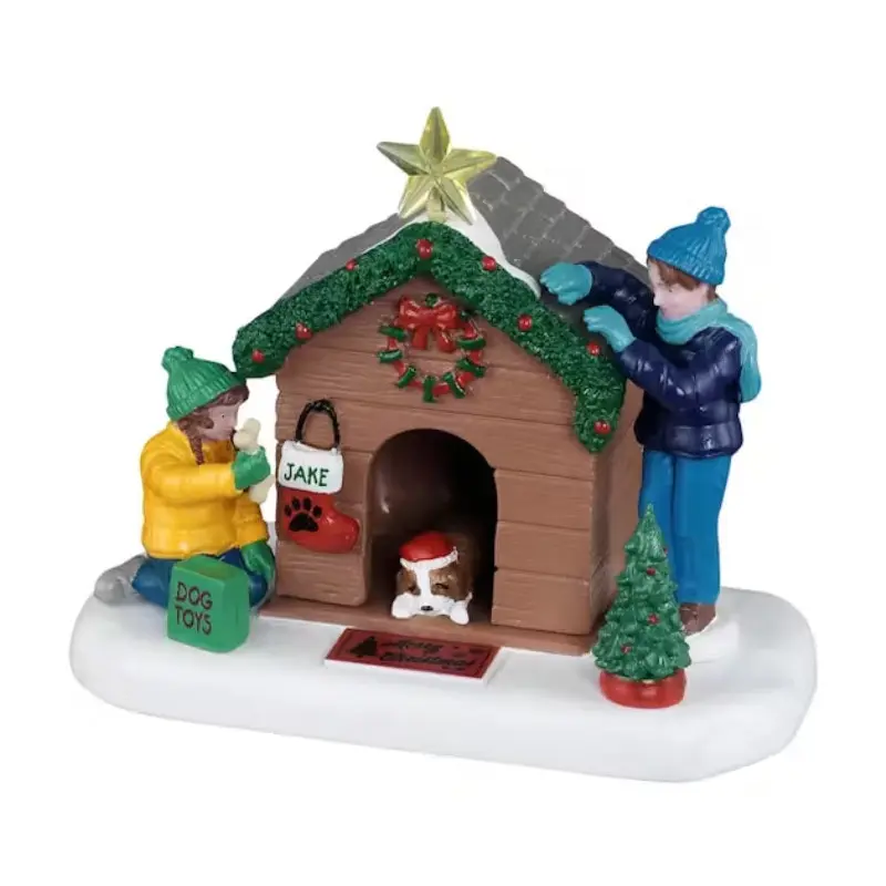 NEW 2025 Lemax General Collectibles Table Accent: Doghouse Christmas #53741