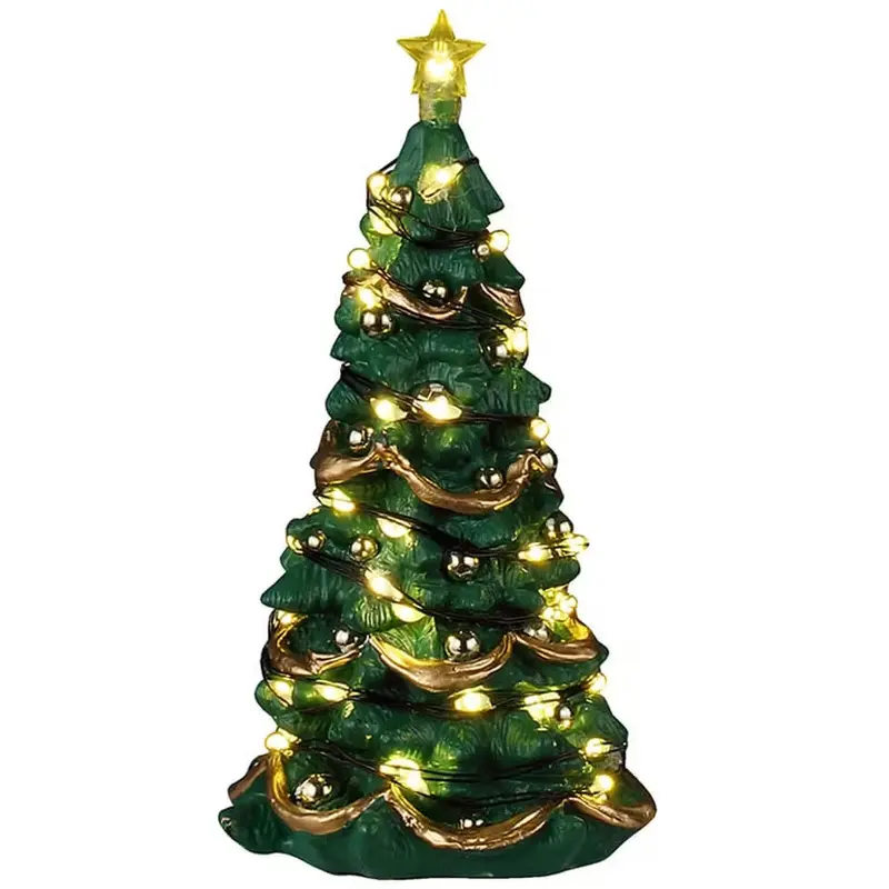 NEW 2025 Lemax General Collectibles Tree: Joyful Christmas Tree, Clear Light #54525