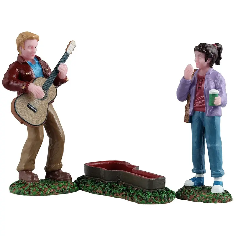 NEW 2025 Lemax Harvest Crossing Figurines: Rockin' Billy, Set of 3 #52531