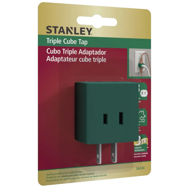 Stanley 3-Outlet Polarized Cube Tap