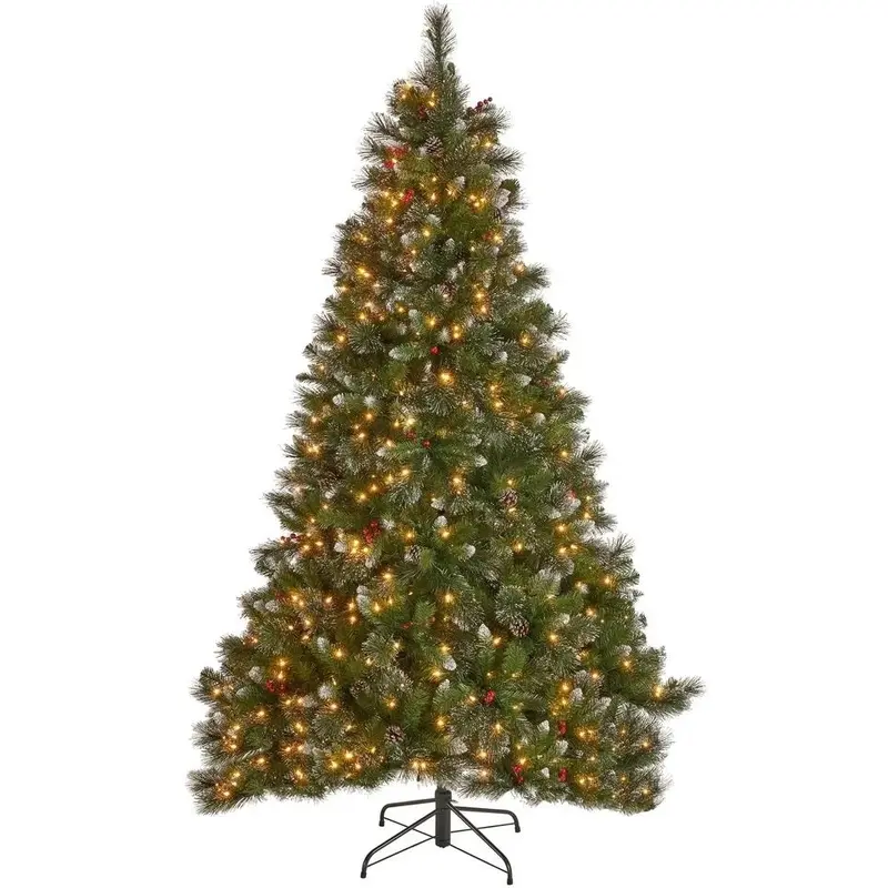 7.5' Essex Pine Dual Instant Lite Pole Musical Pre-Lit Artificial Christmas Tree