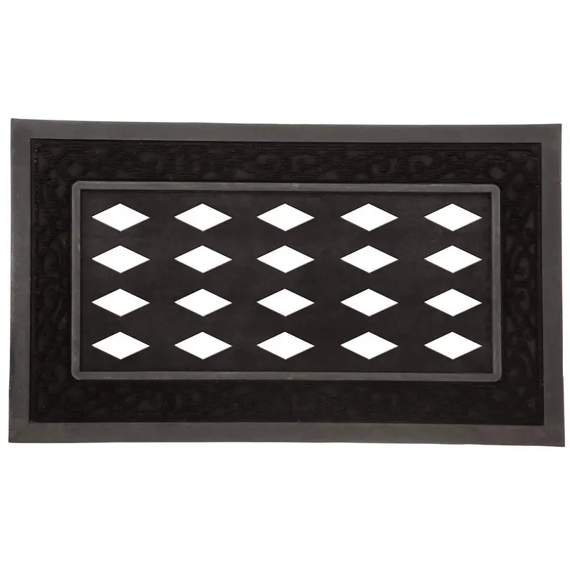 Decorative Black Sassafras Doormat Tray
